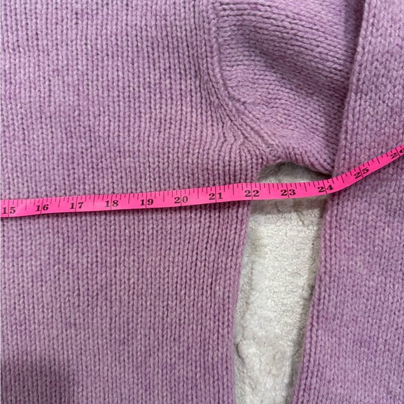 J. Crew Lavender Crew Neck Sweater 100% Wool - Picture 5 of 6
